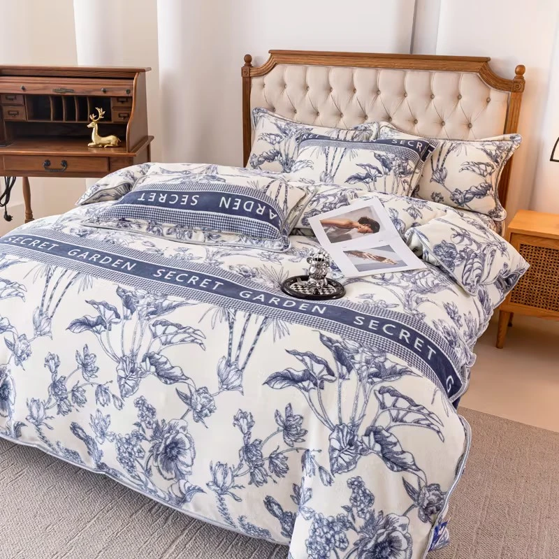 2024新款加厚牛奶绒多功能法莱单被套轻奢