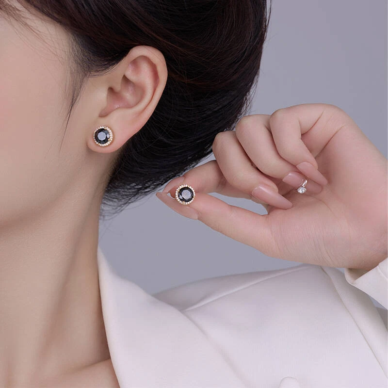 铜合金耳饰 高级感设计师轻奢款耳钉耳饰~7329