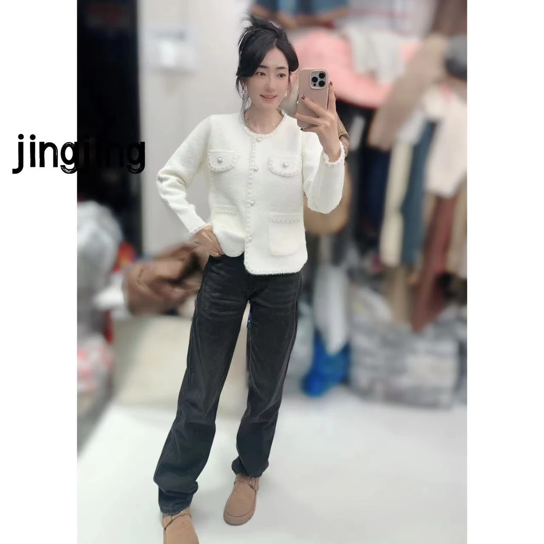 秋季新款休闲百搭针织开衫(0944)