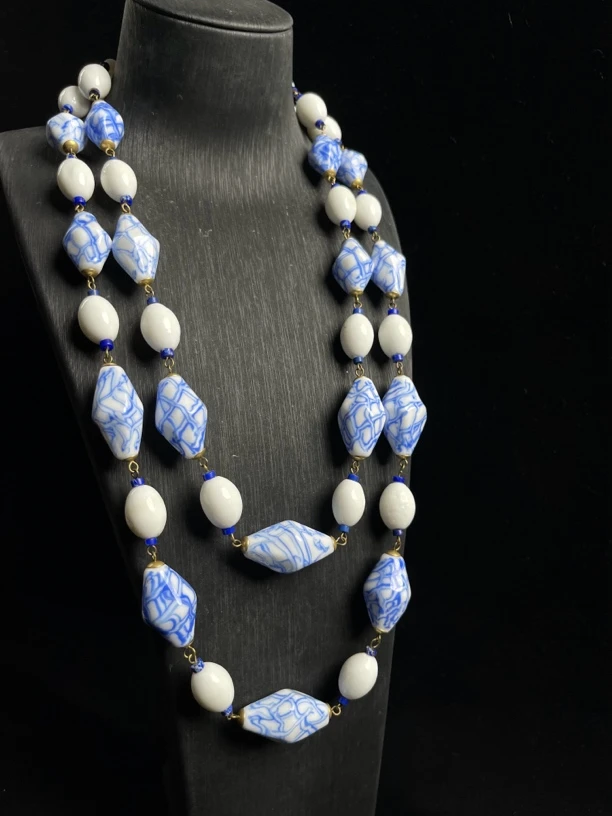 马库奇先生作品《转角咖啡店》双层琉璃项链