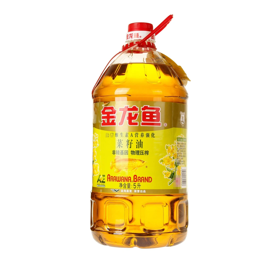 金龙鱼 物理压榨菜籽油5L 食用油