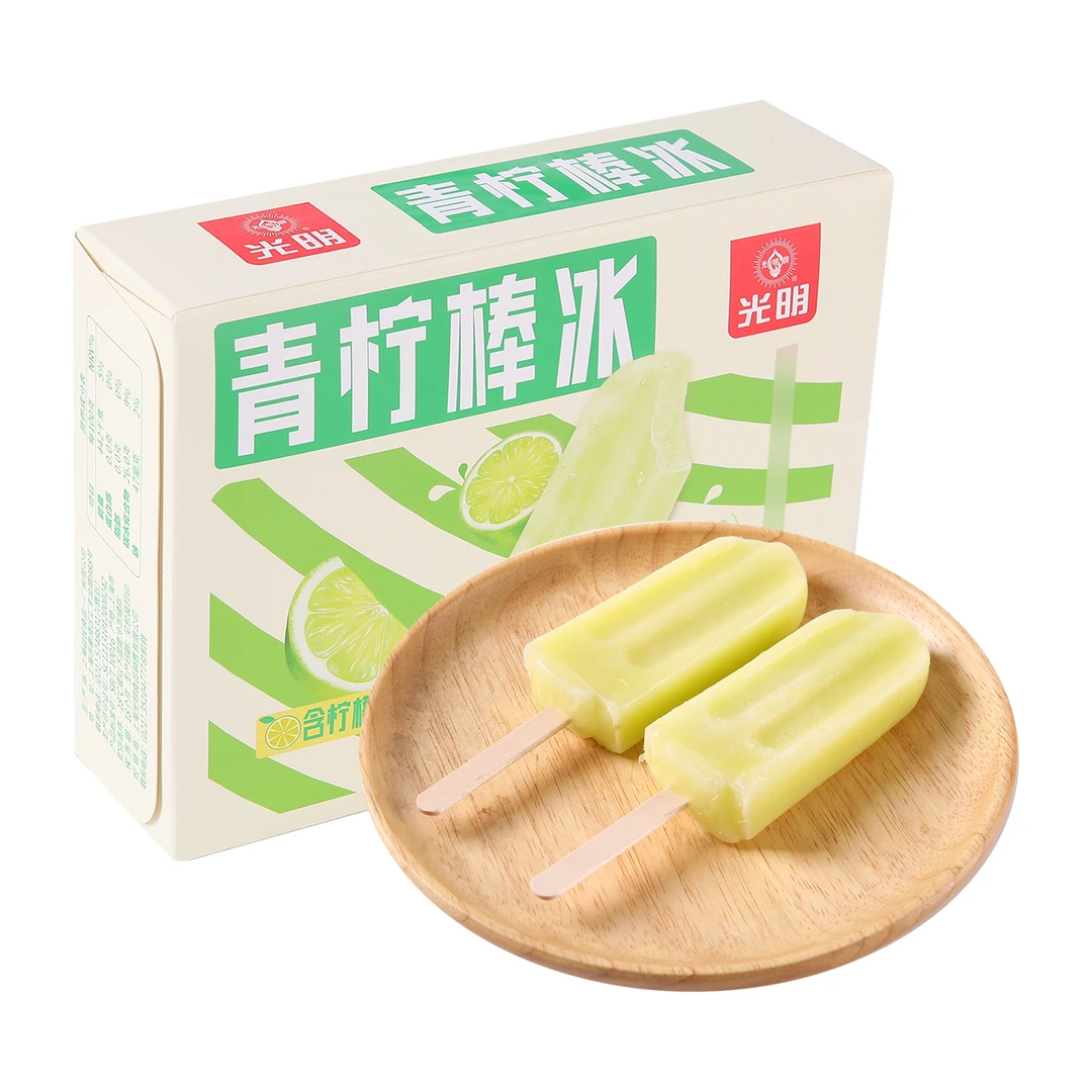 光明 青柠棒冰 420g（70g*6）/盒