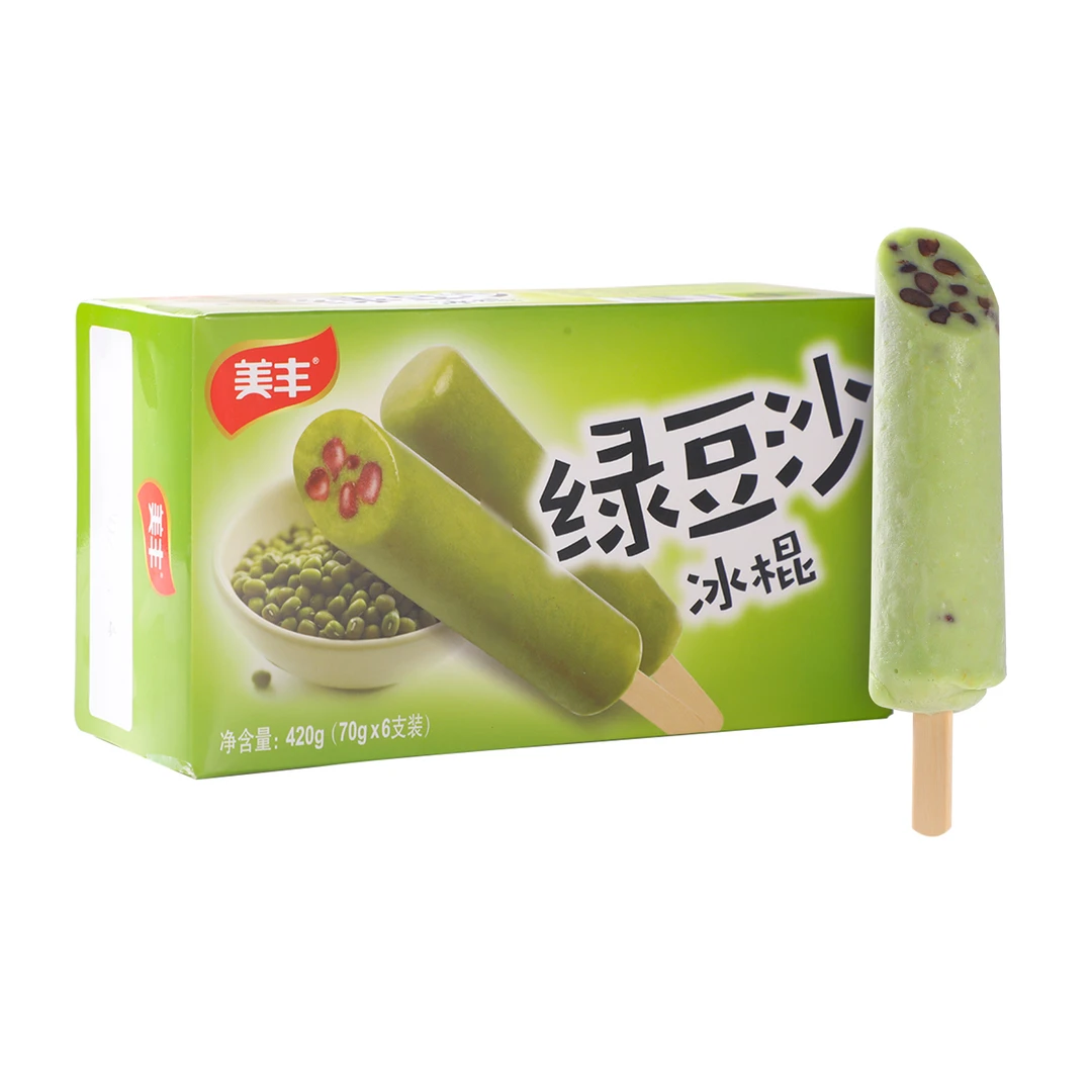 美丰 绿豆沙冰棍 420g（70g*6支）