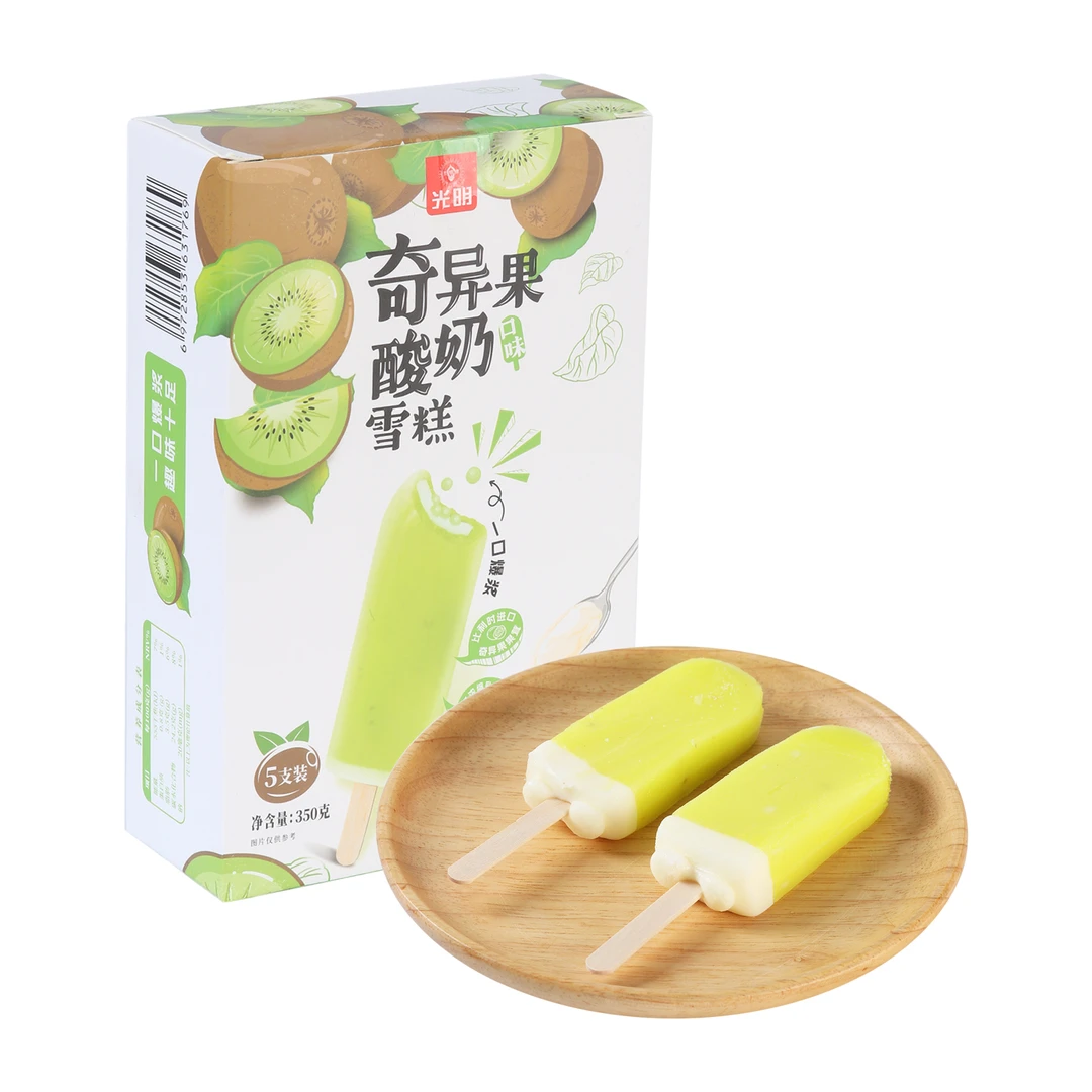 光明 奇异果酸奶口味雪糕 350g（5支）/盒