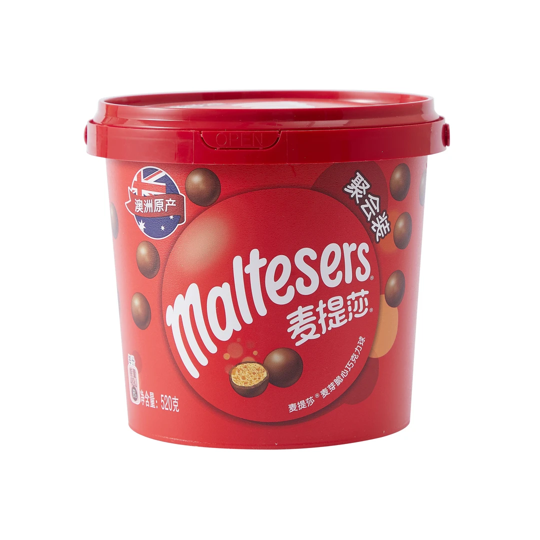 Maltesers/麦提莎 麦芽脆心巧克力球 520g 自享分享居家零食下午茶