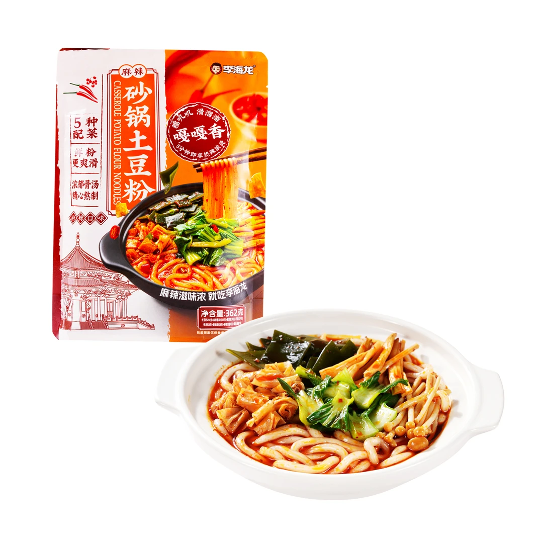 李海龙 砂锅土豆粉 362g 麻辣口味 速食
