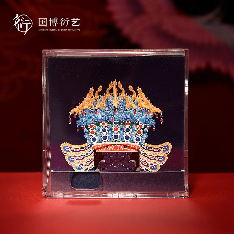 中国国家博物馆孝端皇后有凤来仪3D立体便签中国风创意便签纸摆件