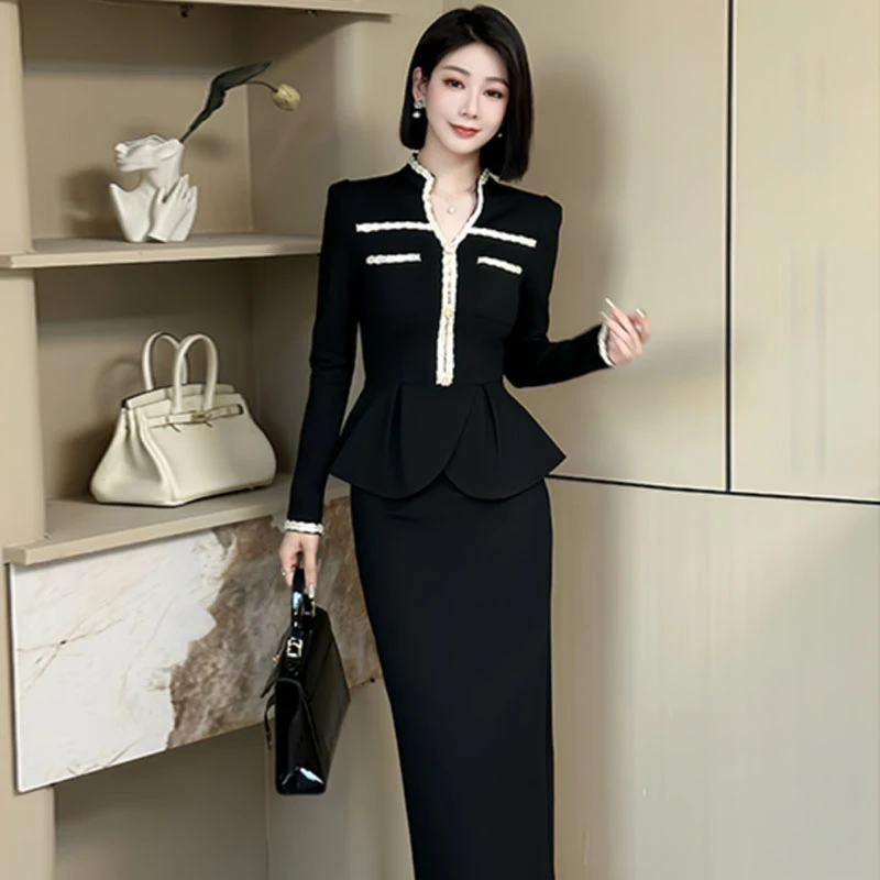 【两件套】小香风女2025新款轻熟气质名媛高端半身裙两件套2929