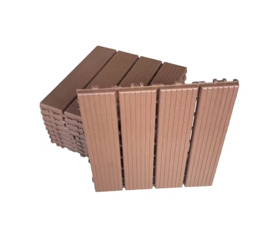 【直纹长四条】户外地板庭院阳台可拆卸地板树脂地板拼接地板