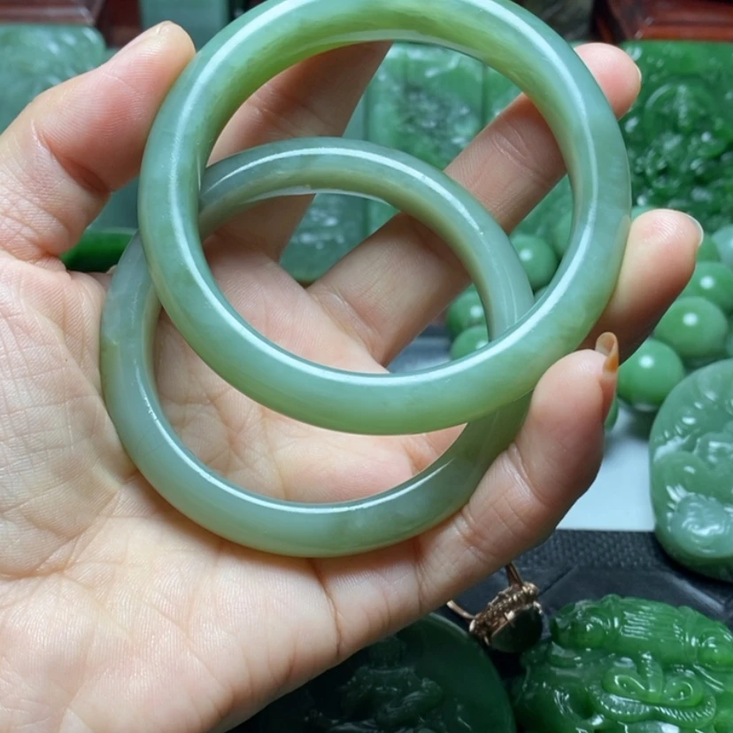 【闪购商品】和田玉（碧玉）手串未镶嵌瀚*珩