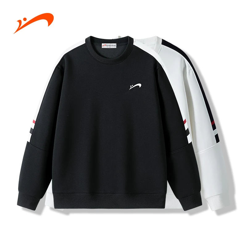 【秋季上新】贵人鸟圆领卫衣运动休闲长袖情侣时尚运动宽松情侣上衣