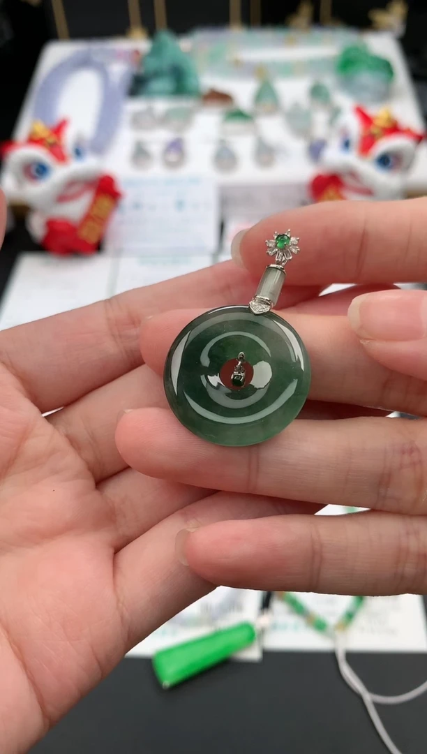 【闪购商品】定制翡翠18K金镶嵌模式推广期48小时鉴赏期