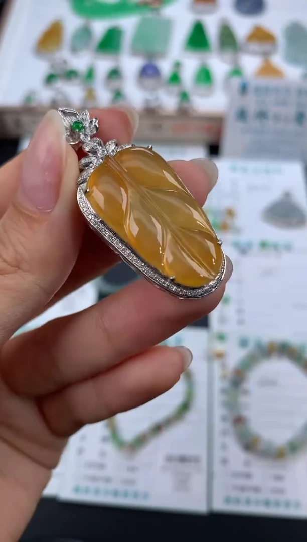 【闪购商品】定制翡翠18K金镶嵌模式推广期48小时鉴赏期