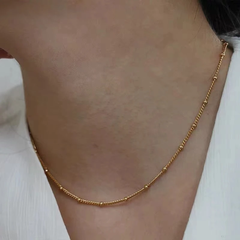 钛钢项链 6191 素款百搭简约项链 长约38+5厘米