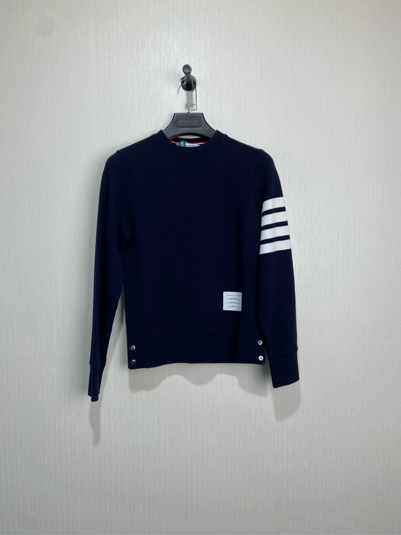 Thom Browne TB 经典海军蓝卫衣 0码/全新带吊牌/SN4097