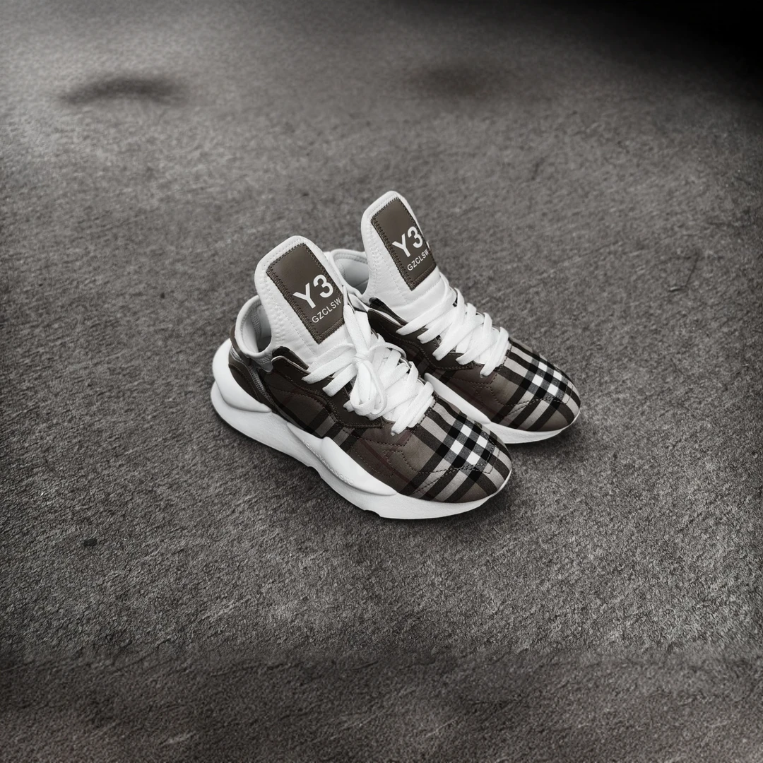 【男女同款航空鞋】凯瓦系列格子布纹黑武士航空鞋