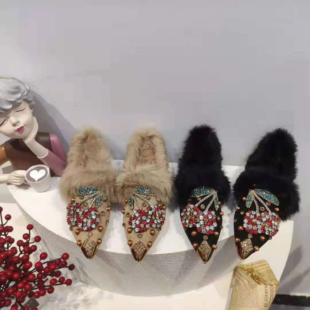 阿芙莎手工鞋5789秋季新款樱桃尖头单鞋