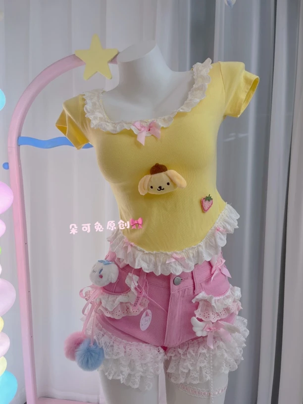 《纯情布丁》上衣，No退No换， 朵可兔原创