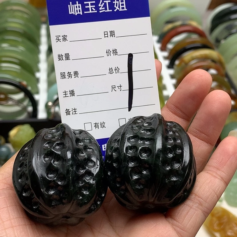 【闪购商品】蛇纹石玉手把未镶嵌