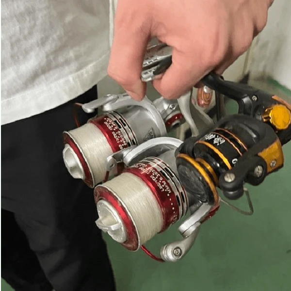 瑕疵品纺车轮渔轮鱼线轮不售后随机大小款式