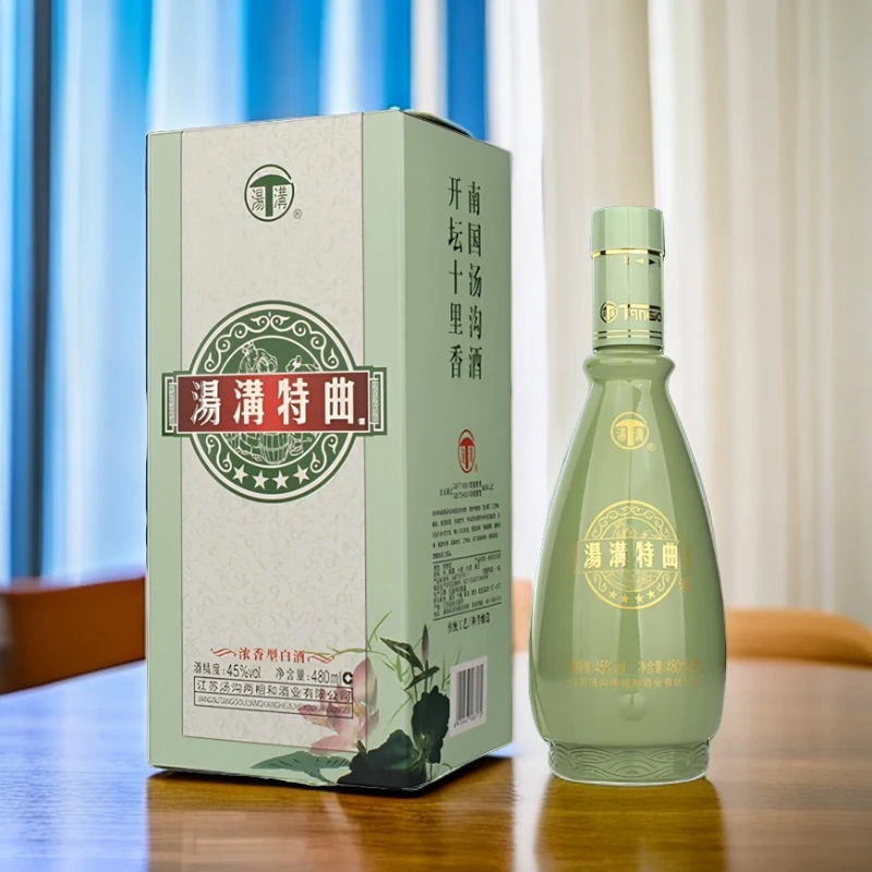 汤沟特曲（四星） 汤沟两相和出品 浓香纯粮灌南特产白酒 45度480ml
