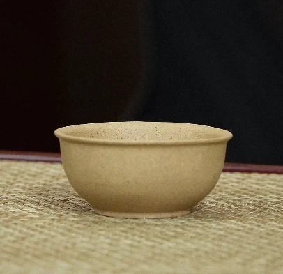 手工柴烧茶杯复古芝麻段泥功夫茶具围炉煮斗笠个人茶杯喝茶主人杯