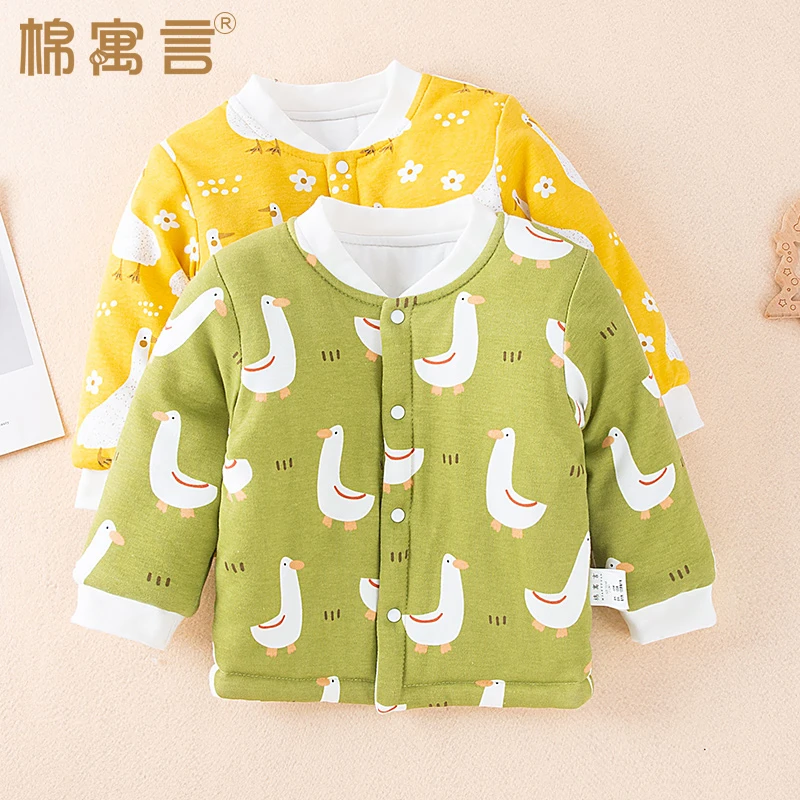 秋冬季儿童棉衣内胆纯棉加厚宝宝棉袄夹棉保暖上衣小棉服外出神器