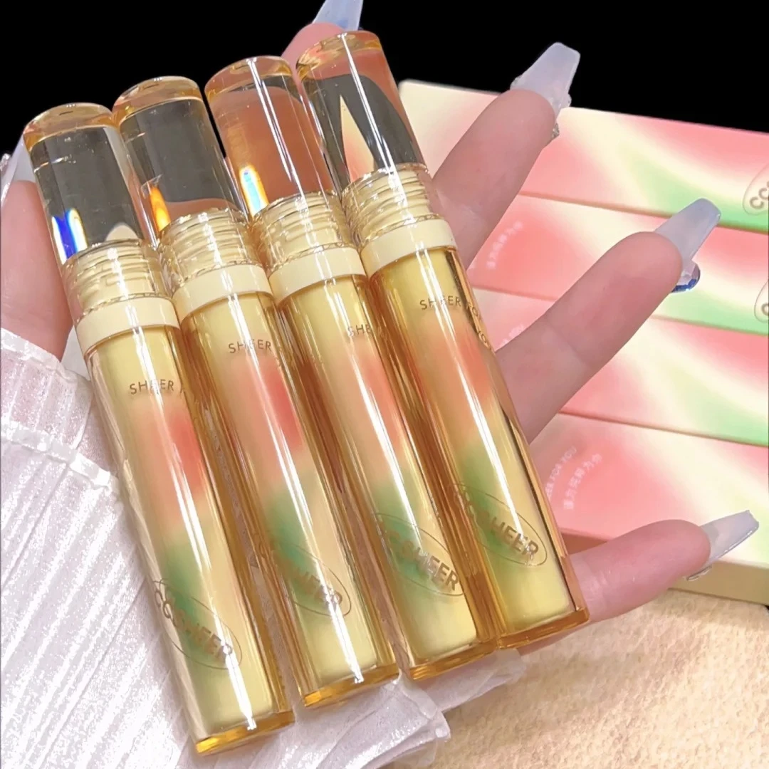 柚子小西水光唇釉不沾杯镜面唇蜜女玻璃唇啵啵平价学生清透啵啵水