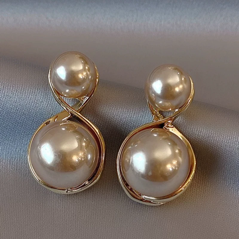 铜合金耳饰 气质轻奢时尚百搭复古法式小众简约