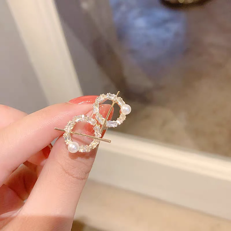 铜合金耳饰  A0016气质轻奢时尚百搭少女简约ins精致