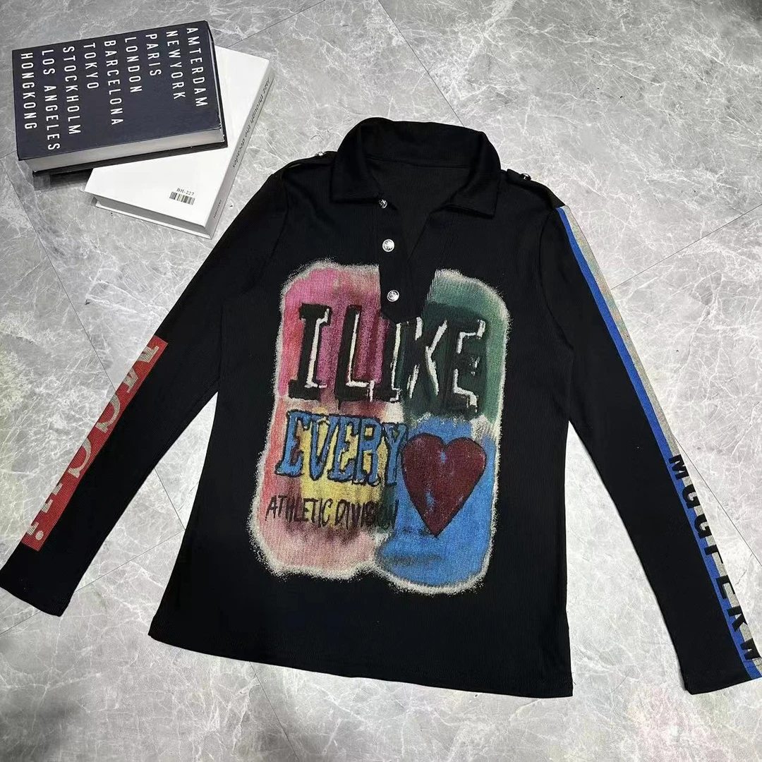 【娜娜推荐】小众百搭面膜感打底衫T恤L68622