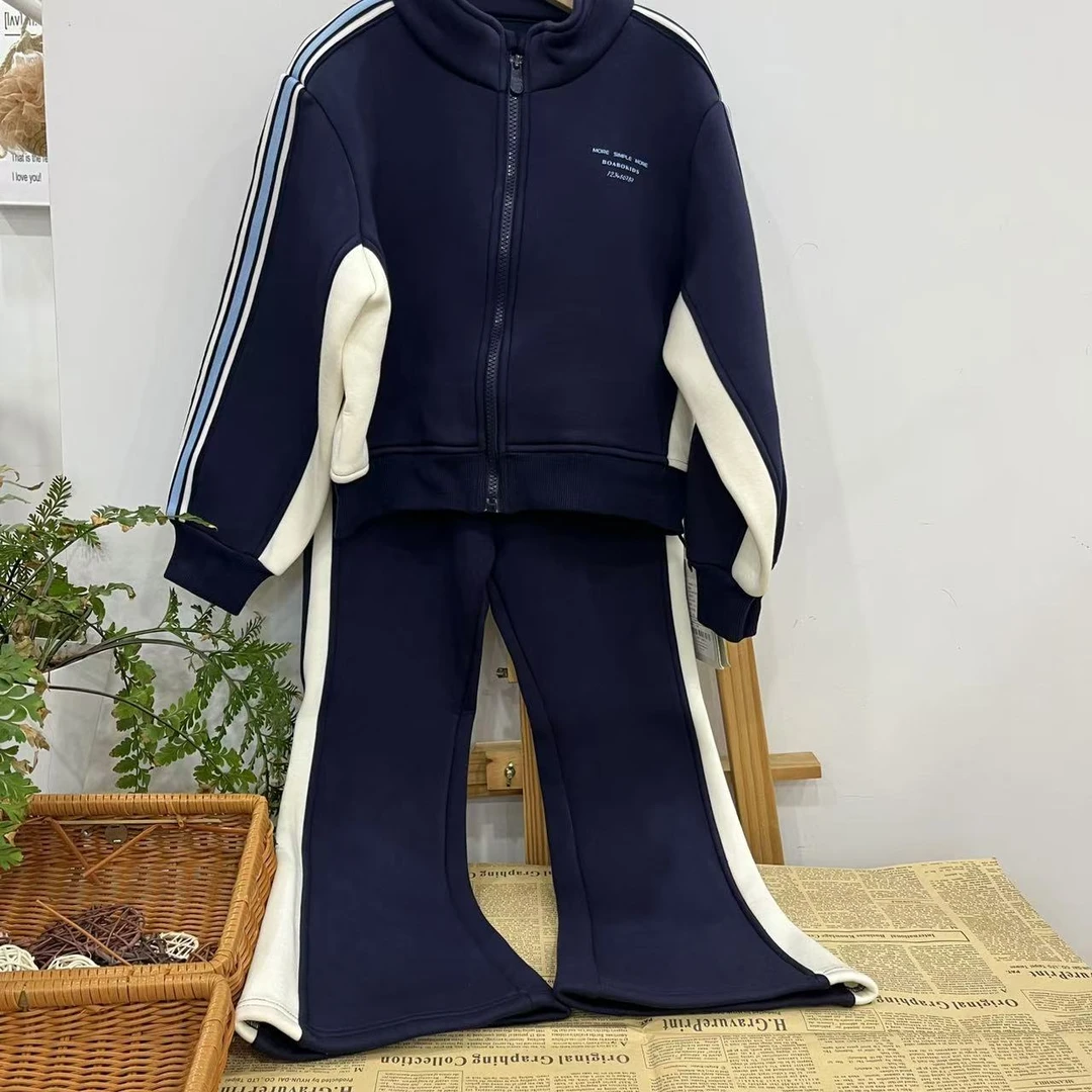 5009  冬季中大童休闲套装   B