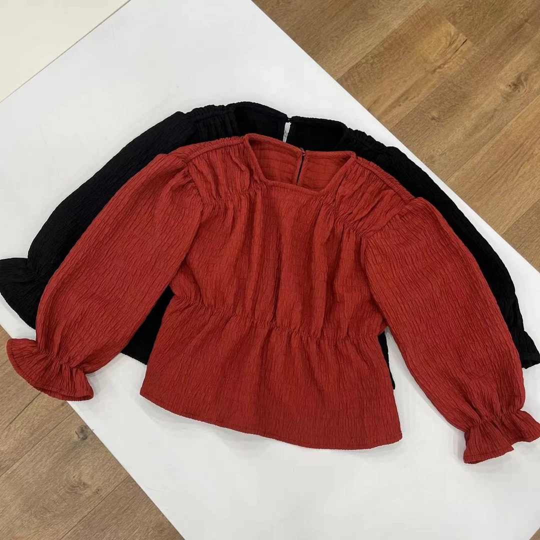 6007  秋季中童娃娃衫  L