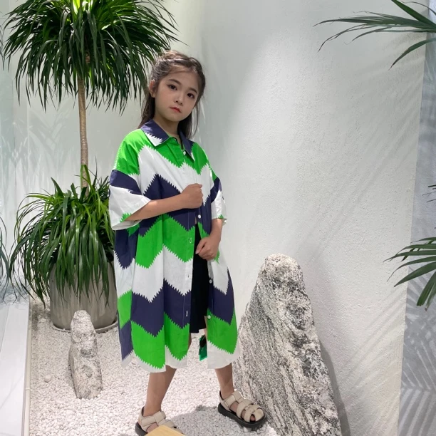 6025   夏季中大童连衣裙  A