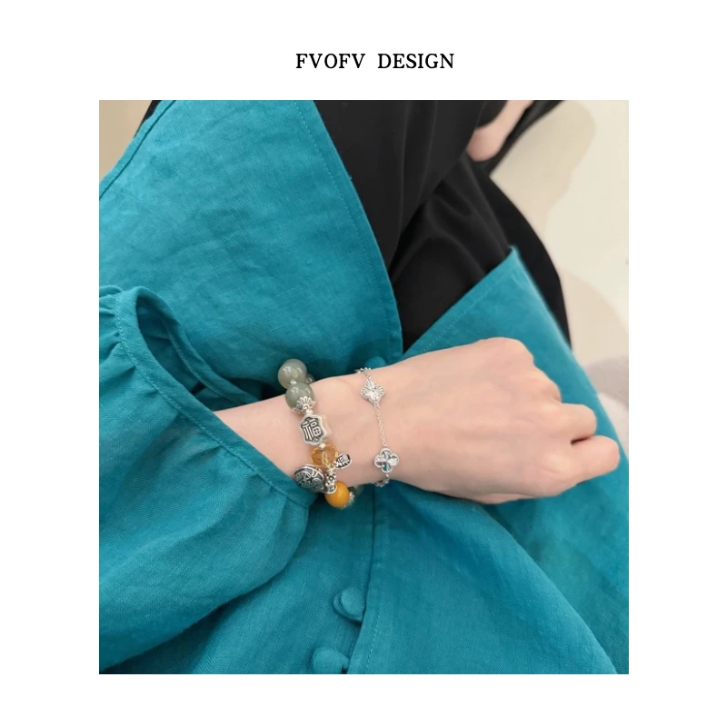 非金属合成锆石手链 精致S925银花型手链X0059(NO 退NO换）