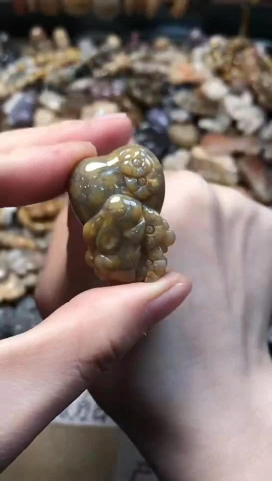 【闪购商品】硅化珊瑚（珊瑚玉）颈饰未镶嵌098