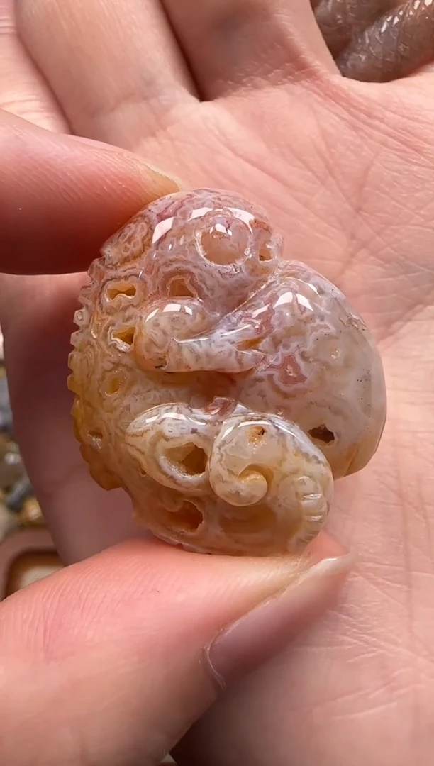 【闪购商品】硅化珊瑚（珊瑚玉）颈饰未镶嵌698