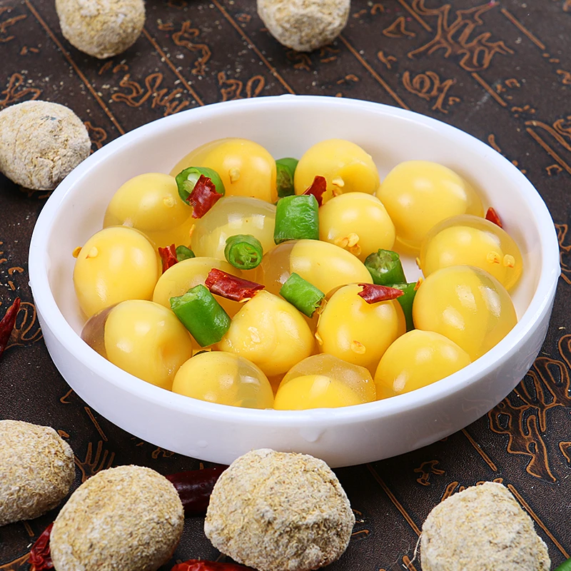 鹌鹑蛋小变蛋40枚80枚装无铅溏心皮蛋河南农家腌制正宗松花小皮蛋