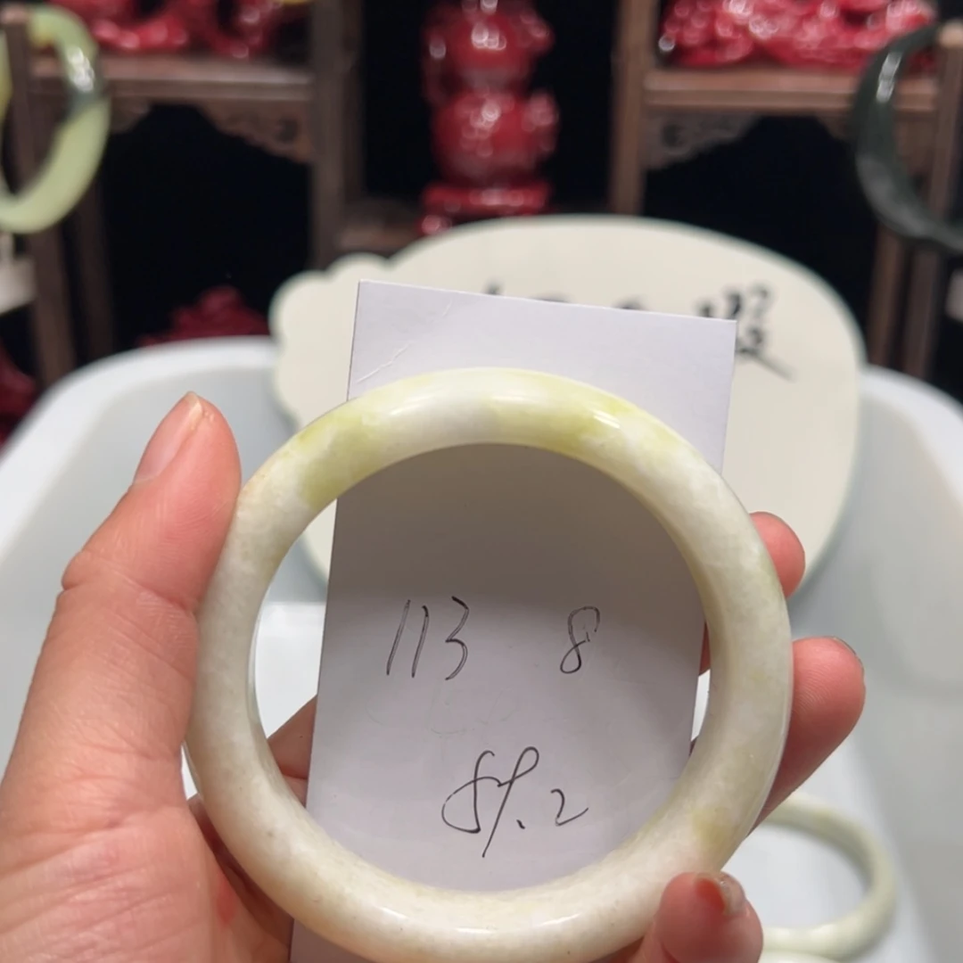 【闪购商品】蛇纹石玉手镯未镶嵌