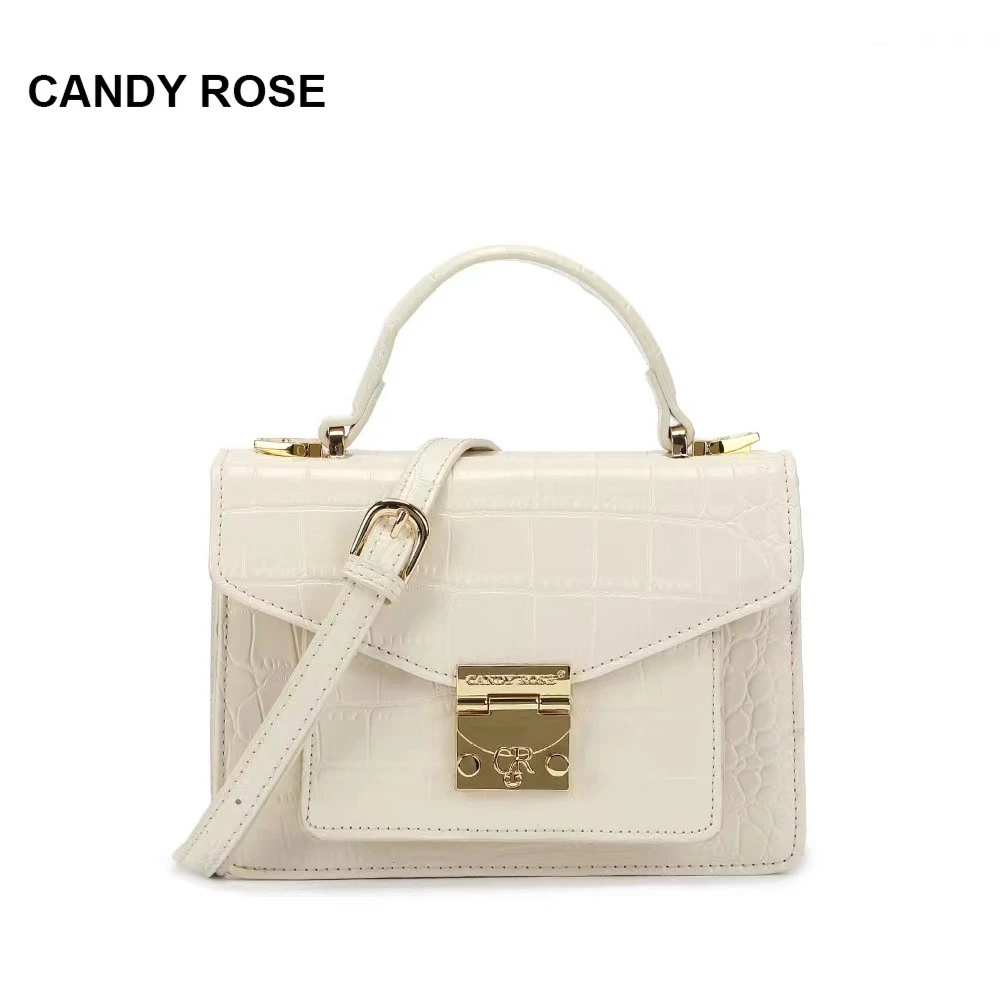 CandyRose官网正品cr邮差包小众设计斜跨女包包2021年新款正品