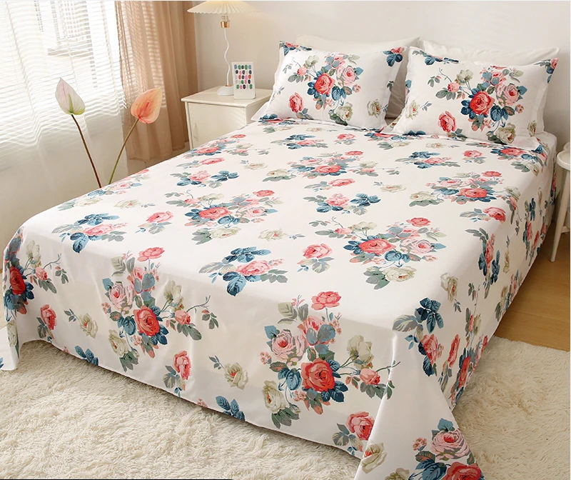 订单尾货三件套【玫瑰花园】床单2.3m*2.3m