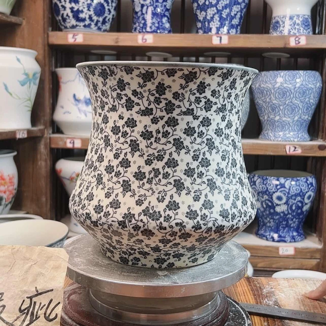 【闪购商品】陶瓷摆件小蛮腰仿古兰花