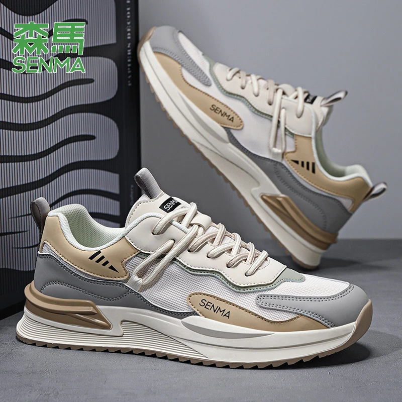 SENMA/森马男鞋夏季防滑阿甘鞋男款网面透气韩版潮流百搭休闲鞋子