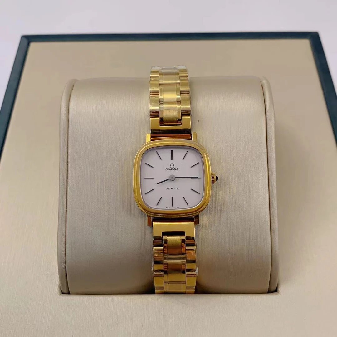 95新 Omega/欧米茄  手动机械腕表24.5mm/公价34999/WH5187