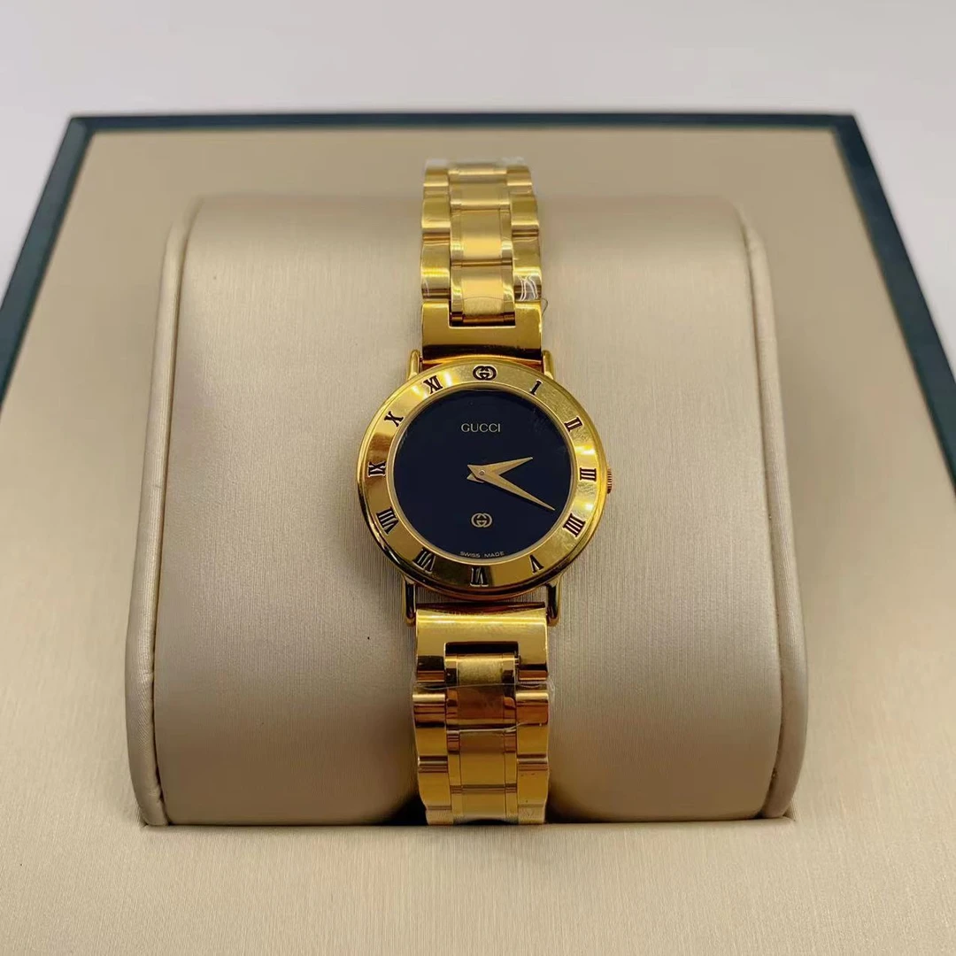 95新 GUCCI/古驰 石英腕表25mm/公价18999/WH5272