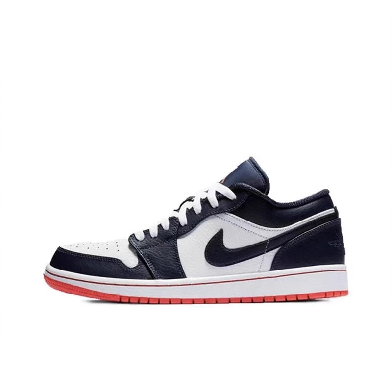 Air Jordan 1 Low耐克AJ1男鞋女鞋午夜蓝低帮篮球鞋 553558-481
