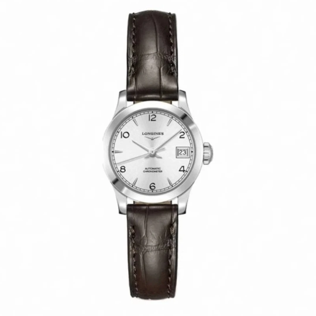 99新 Longines/浪琴 开创者320/女士腕表/银盘/26表径/全套