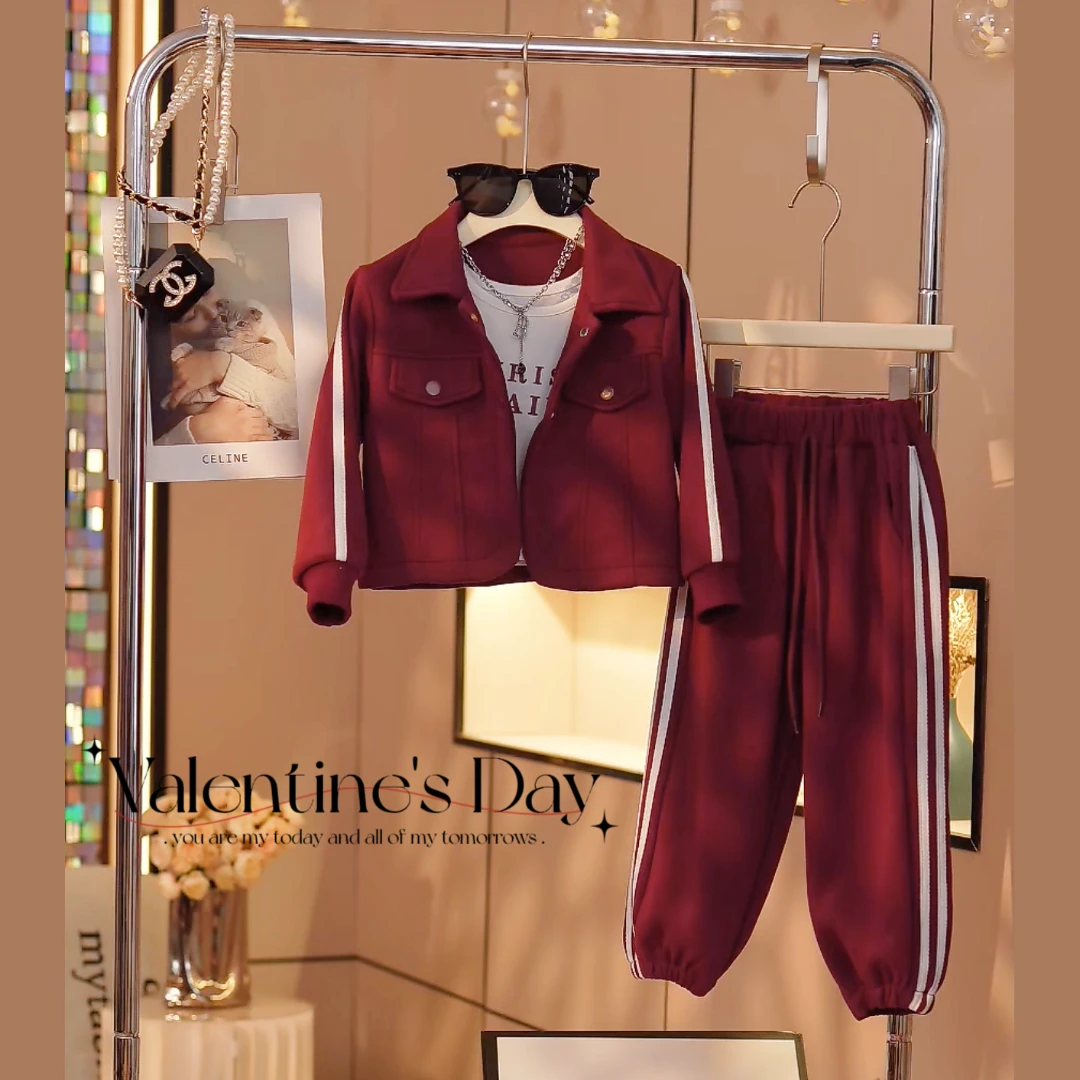 现货轻仓-女童2024新款秋款中大童套装