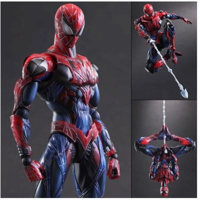 国产PA改 影视周边复仇者联盟Spider-Man可动模型蜘蛛侠手办