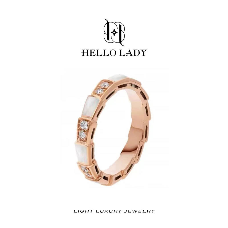 【V金版本】精工CNC 窄版蛇骨戒指1223